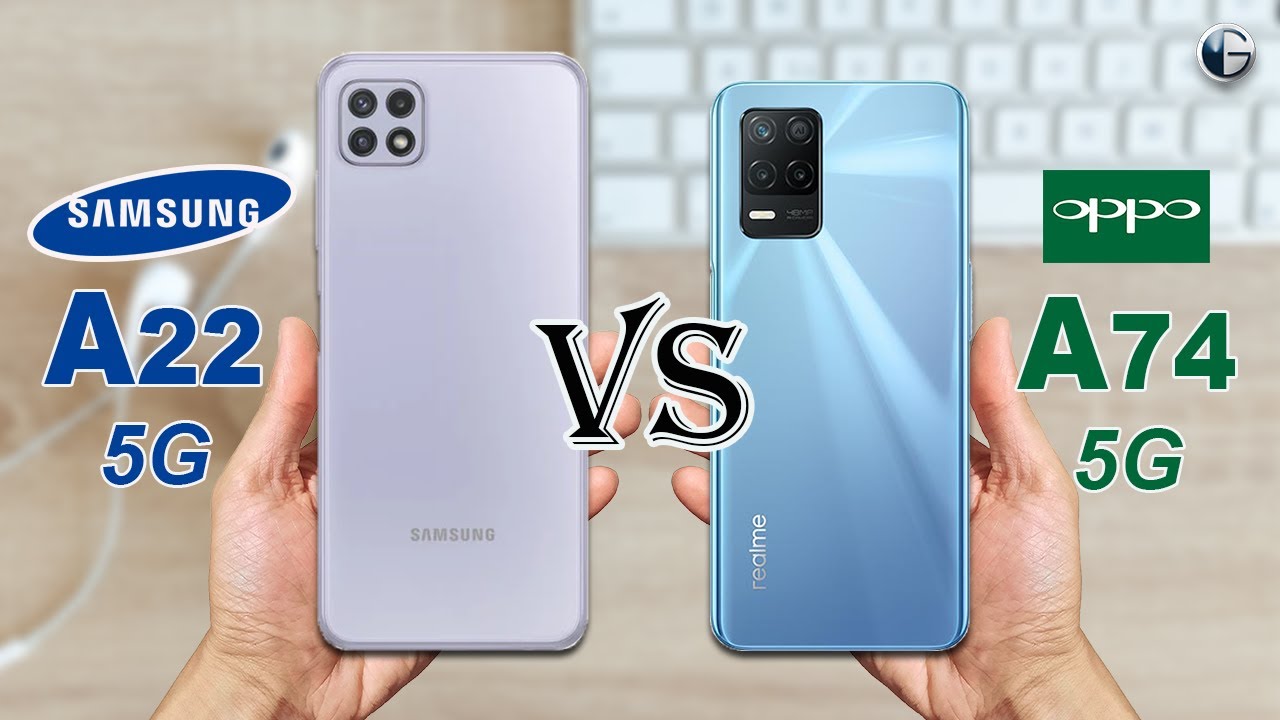 SAMSUNG GALAXY A22 5G vs OPPO A74 5G || Full Specs Comparison