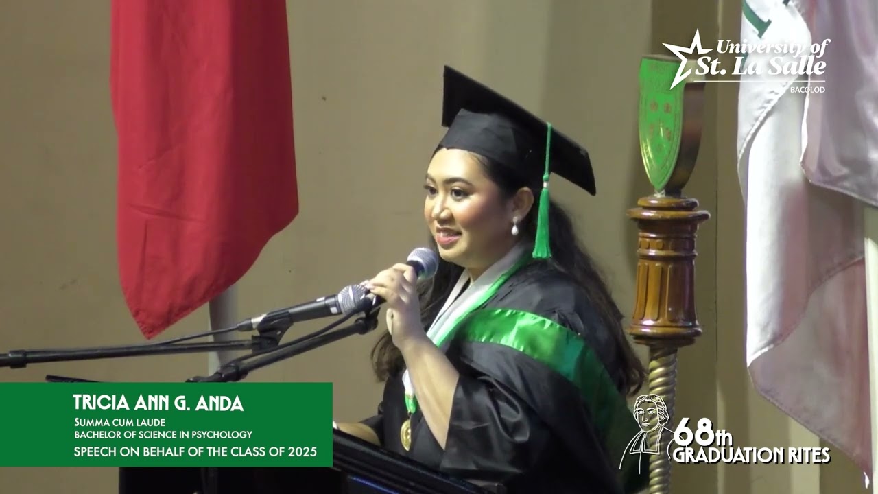 USLS Class of 2025 Summa Cum Laude Speech