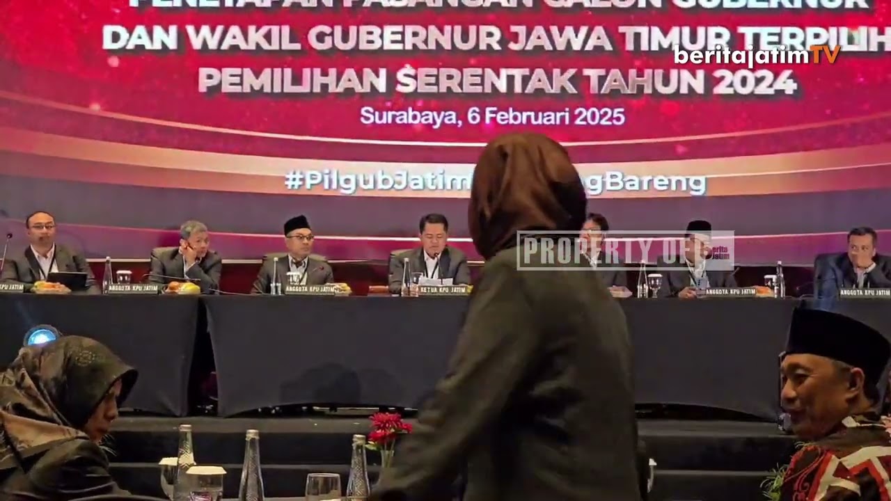 Khofifah-Emil Resmi Ditetapkan Gubernur-Wagub Jatim 2024