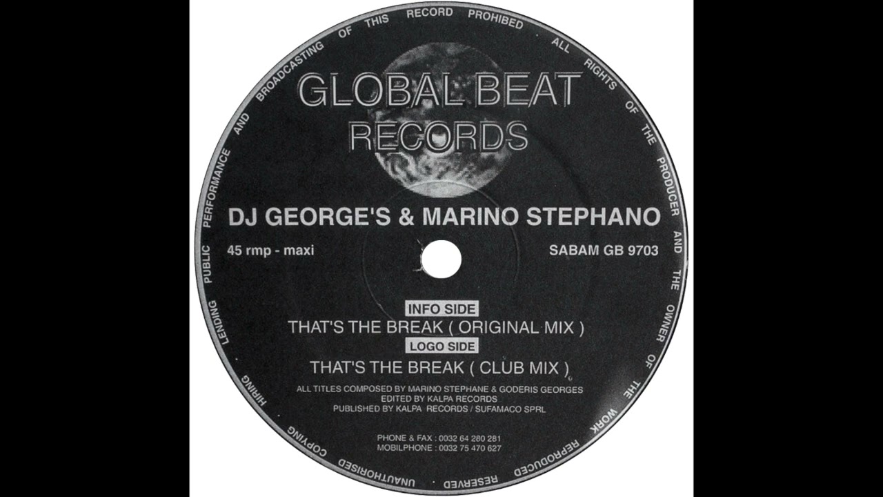 DJ GEORGE'S & MARINO STEPHANO - That's The Break (Club Mix) 🇭‌🇶‌❗