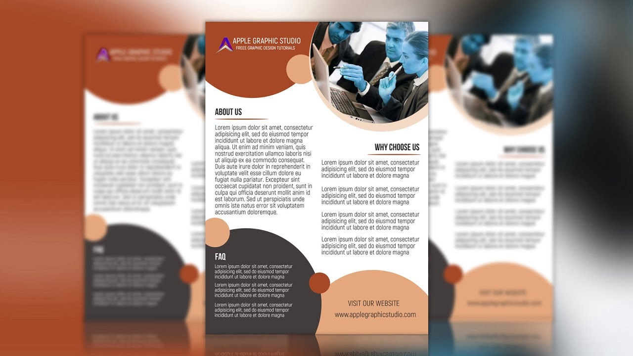 How to Create Mockup for Flyer Design - Photoshop Tutorial