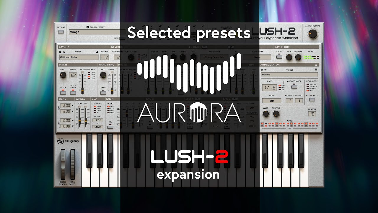 Aurora and Lush - Preset round-up 1