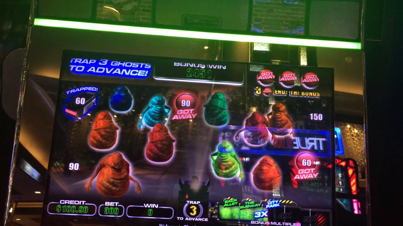 LIVE PLAY on Ghostbusters Slot Machine with Bonuses and Big Wins!!!