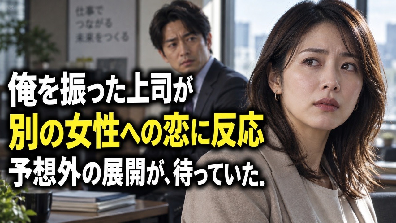 【馴れ初め】彼氏のいる憧れの美人上司に告白してフラれた俺→しかし、俺が同僚からアプローチされ始めると上司の態度が激変し...【感動する話】