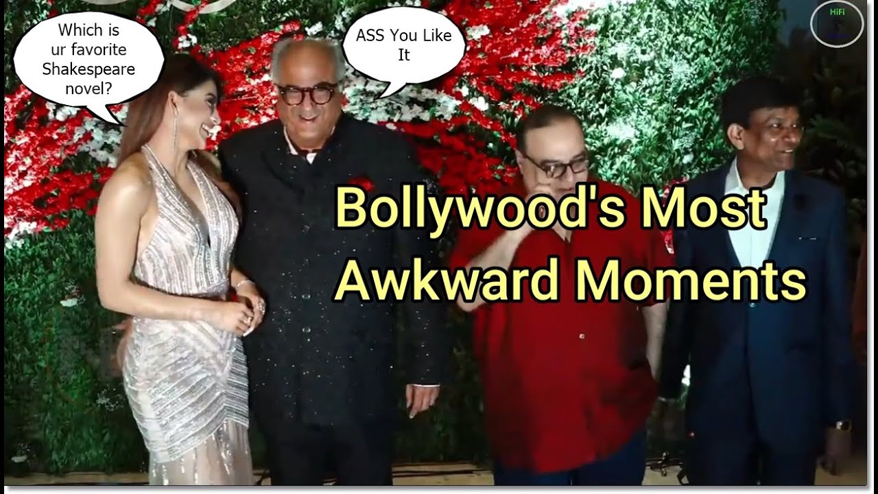 Bollywood Celebrities Awkward Moments - Falling,  Fighting, Wardrobe Malfunction and Double Meanings