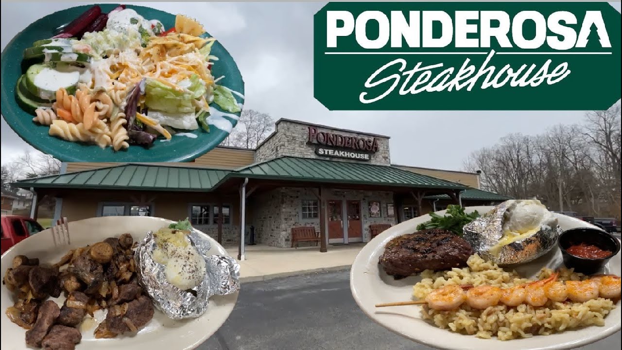 PONDEROSA STEAKHOUSE | Один из последних сохранившихся ресторанов PONDEROSA | Хиллсборо, Огайо
