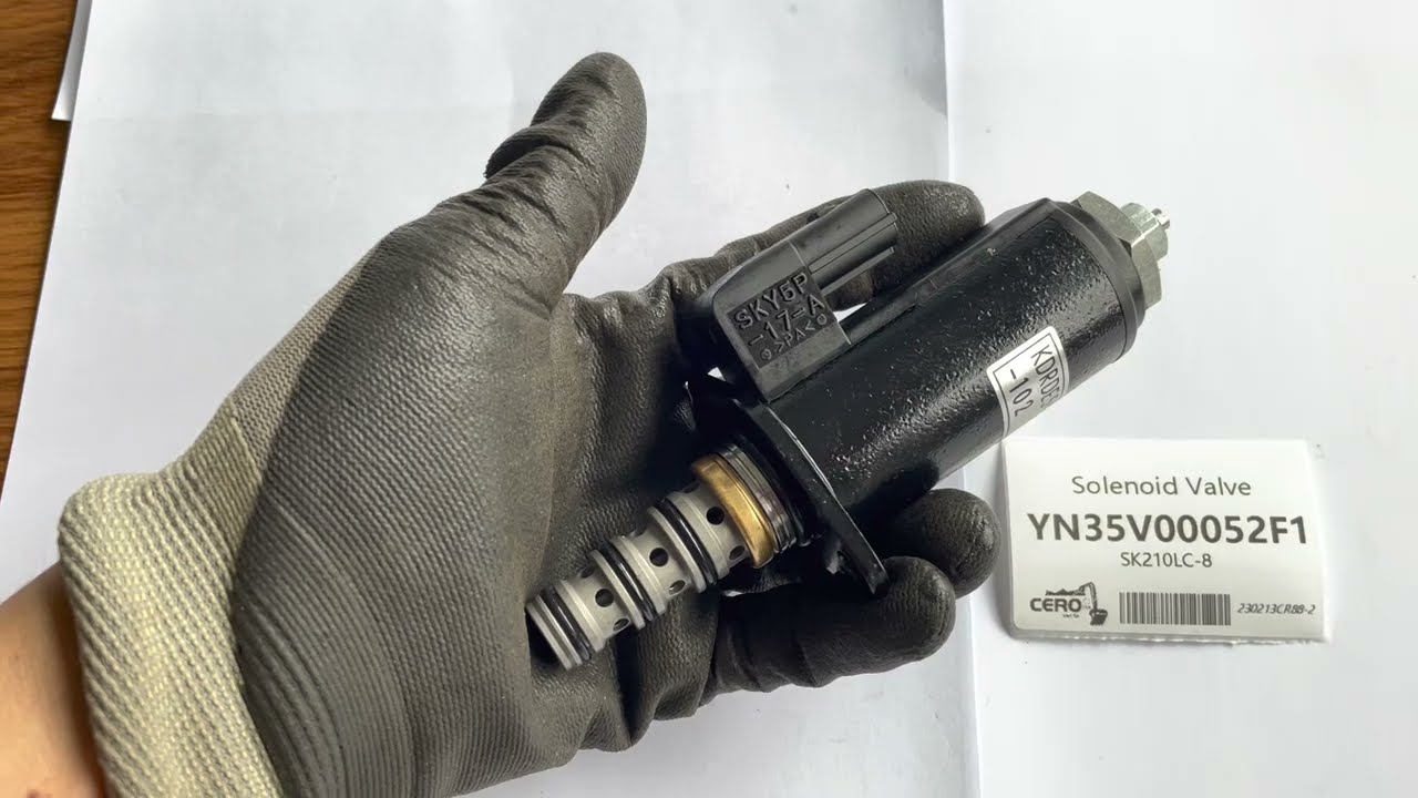 Solenoid Valve YN35V00052F1 Kobelco SK210-8 SK210LC-8 SK210-9 SK200-8 SK260-9 SK350-8 SK485-8