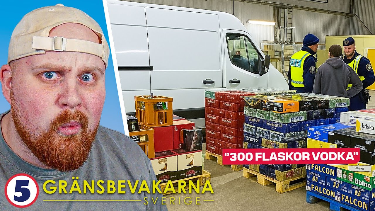Smugglat 300 flaskor vodka OLAGLIGT! | Reagerar På Gränsbevakarna Sverige #8