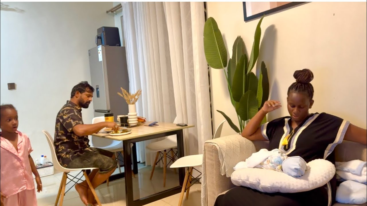 ЖИЗНЬ В КАМПАЛЕ 🇺🇬, Утренний и вечерний распорядок дня с новорожденным.