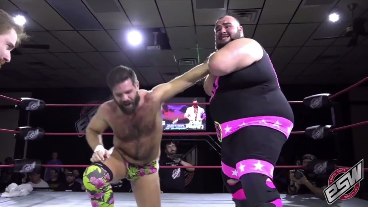 Joey Ryan vs. Puf in a Singles Wrestling Match