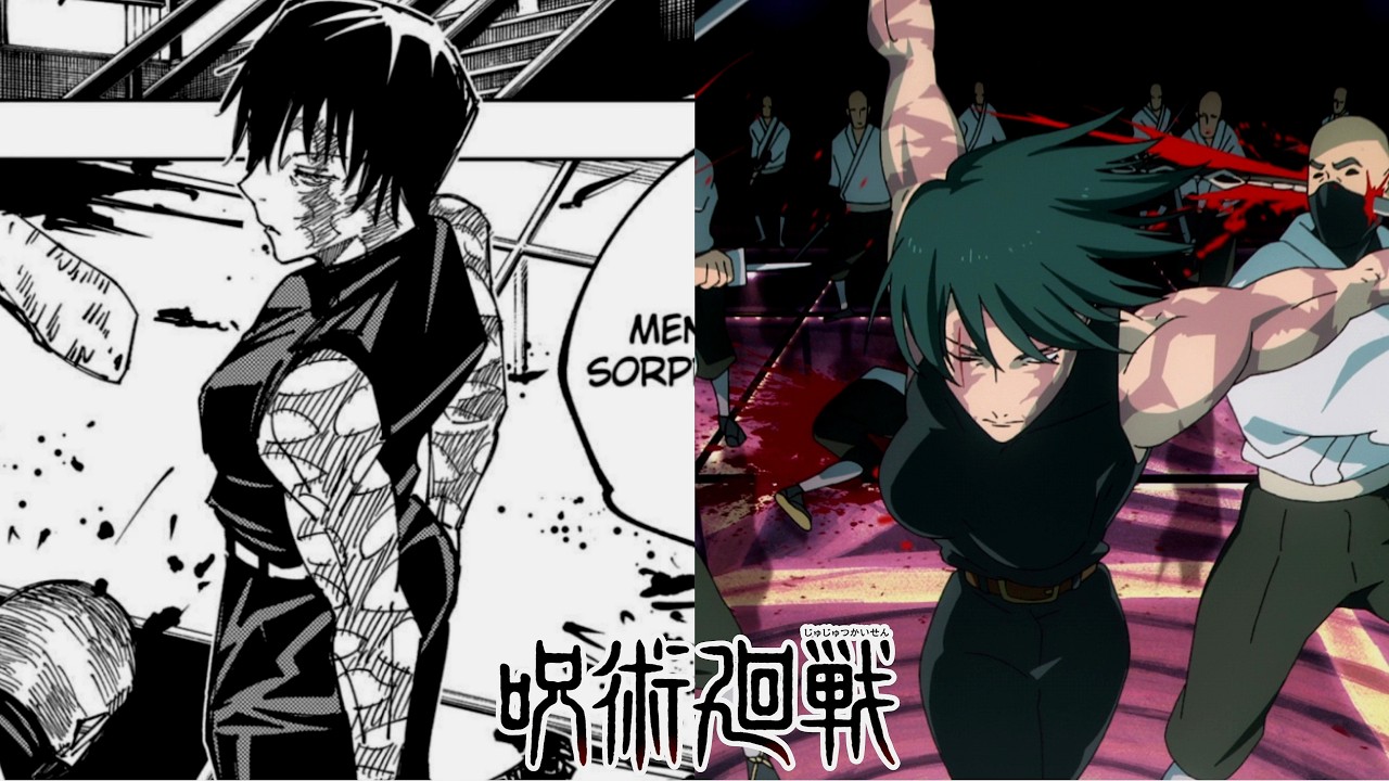 DIFERENCIAS JUJUTSU KAISEN TEMPORADA 3 THE CULLING GAME PARTE 1 CAPITULO 4 ANIME COMPARACION MANGA