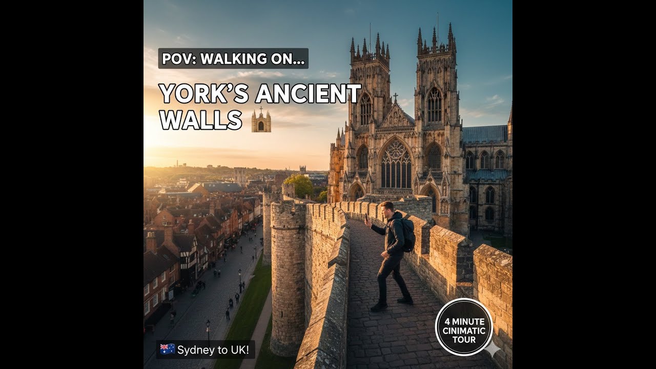 POV: You’re walking on 2,000 years of history in York 👣