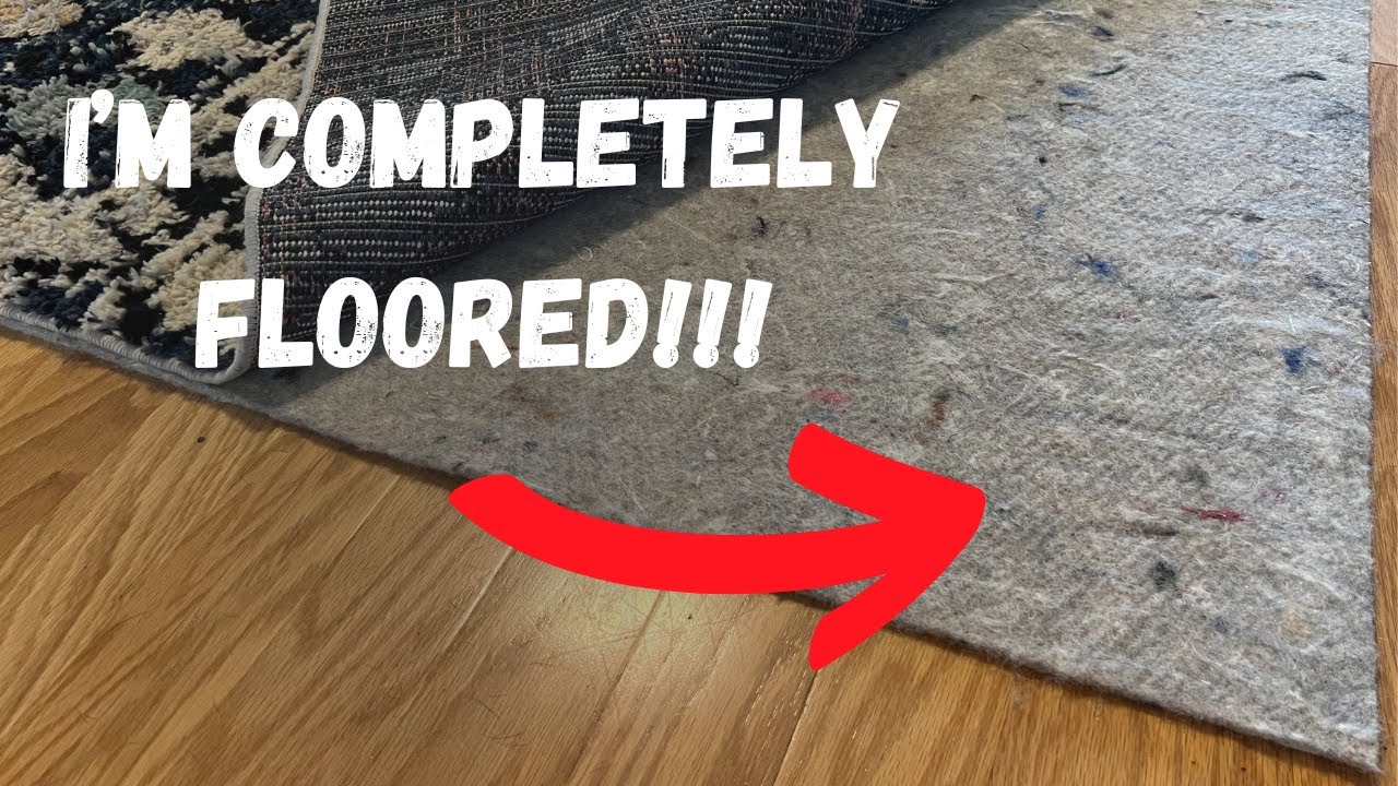 Protect floors and adds a comfortable feel to the rug!