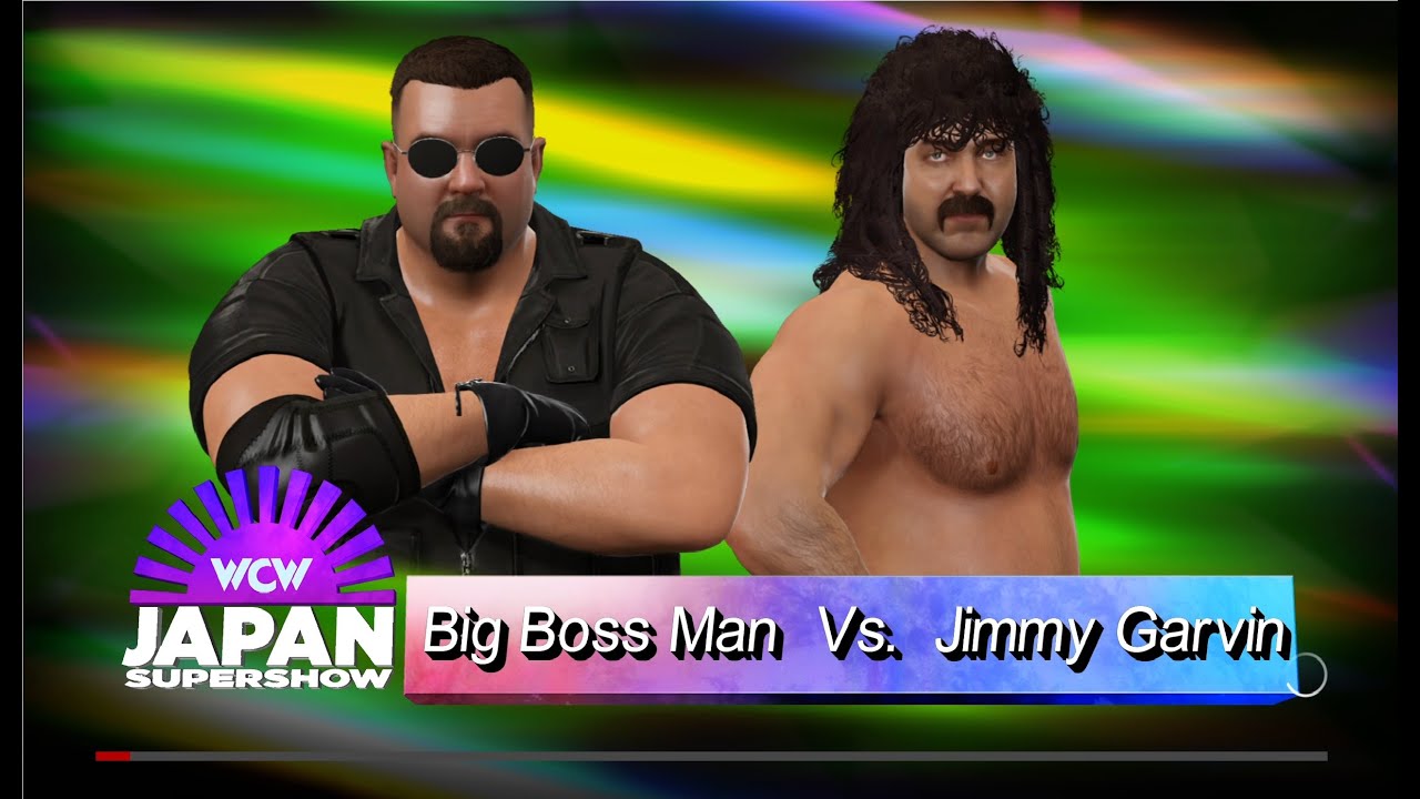 WWE 2K17 Бой между Big Boss Man 99 - Jimmy Garvin