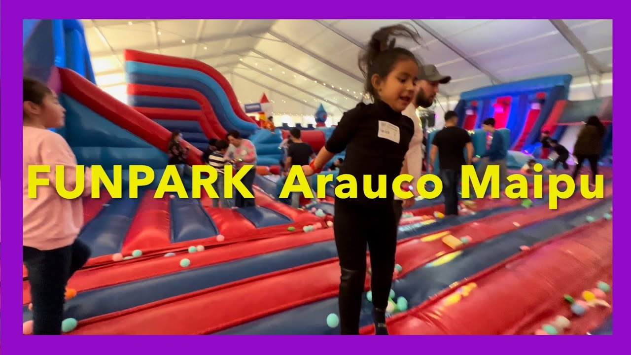 ⭐️ FUNPARK MALL ARAUCO MAIPU | Saltos, toboganes y mucha Diversión, Vacaciones de Invierno 🇨🇱