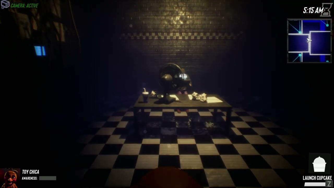 FNAF SIMULATOR: kill/6 AM= change animatronic( (LOUD SOUNDS AND JUMPSCARES)