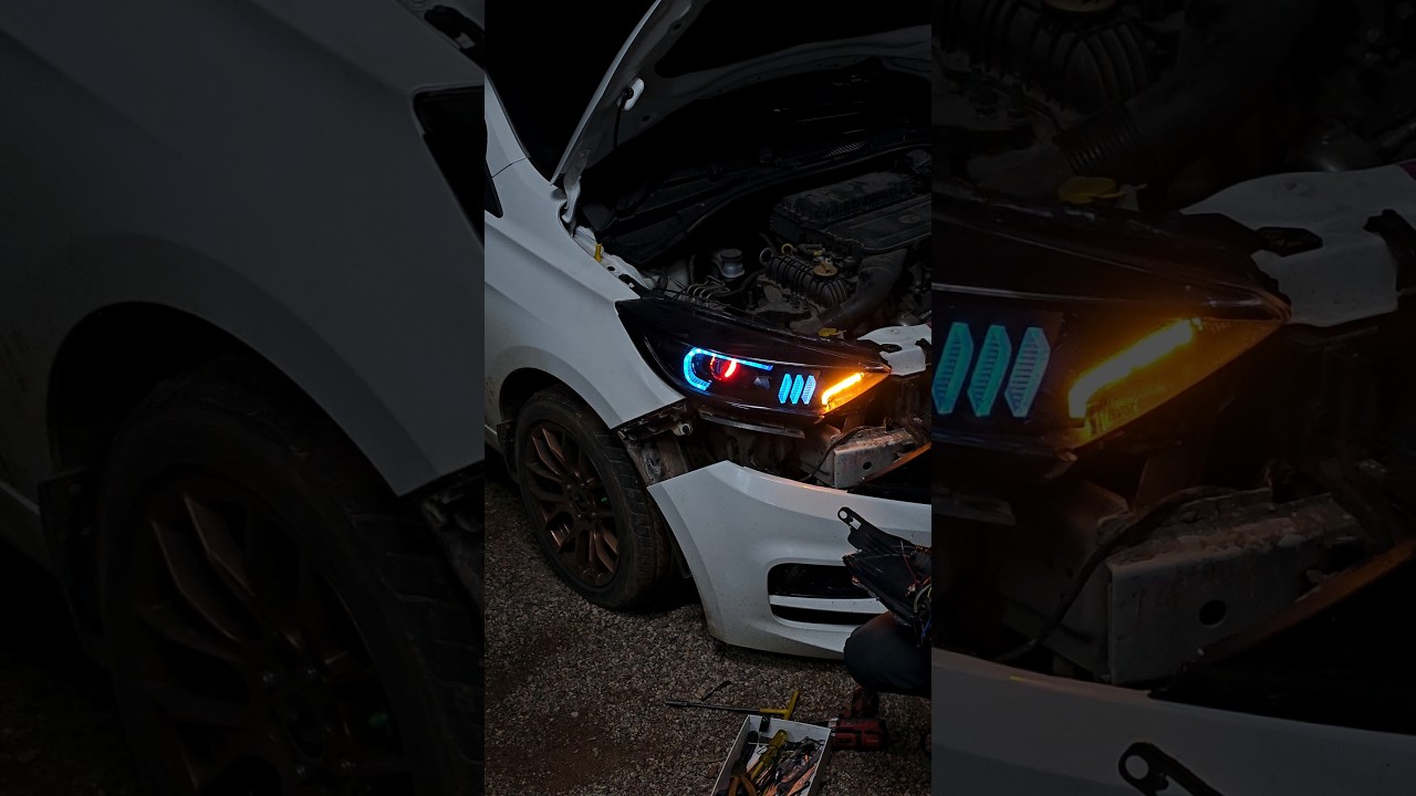 india's 1st fully custom tiago headlamps