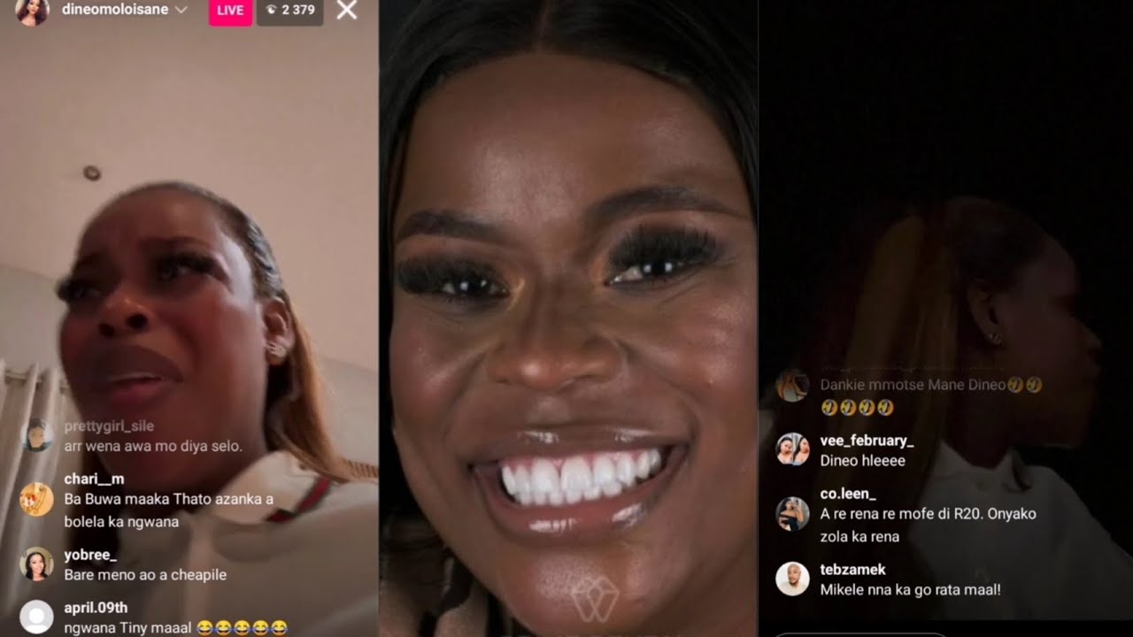 Dineo moloisane is angry 🔥 don't talk about her kids