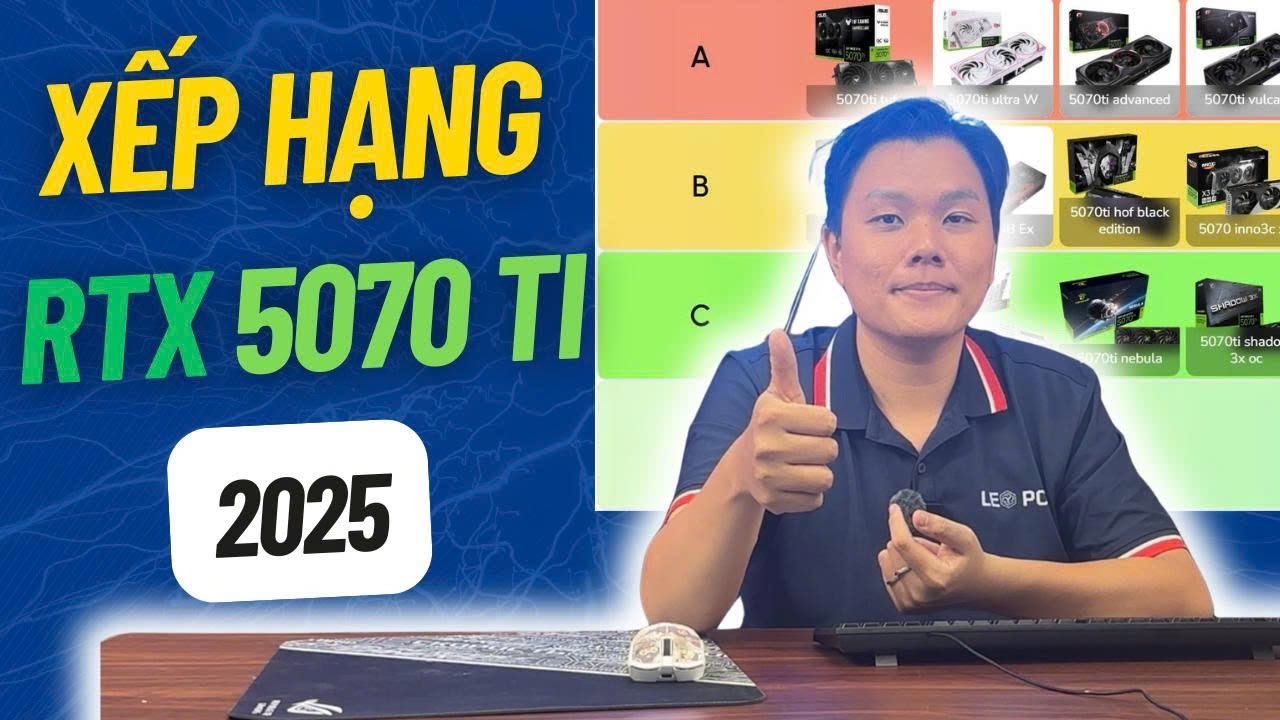 Chiếc RTX 5070ti nào đáng mua nhất? Kết quả sẽ khiến bạn bất ngờ