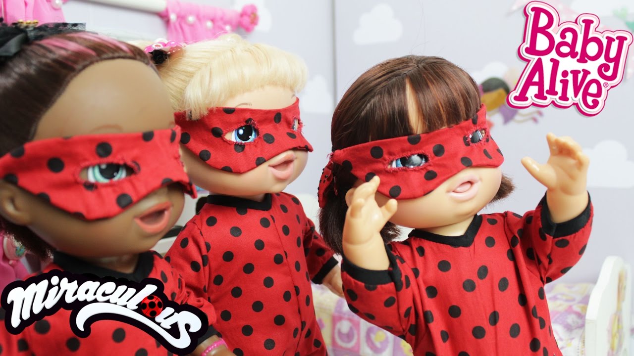Baby Alive | Uma Manhã com as Minhas LadyBugs | Miraculous - Lilly Doll