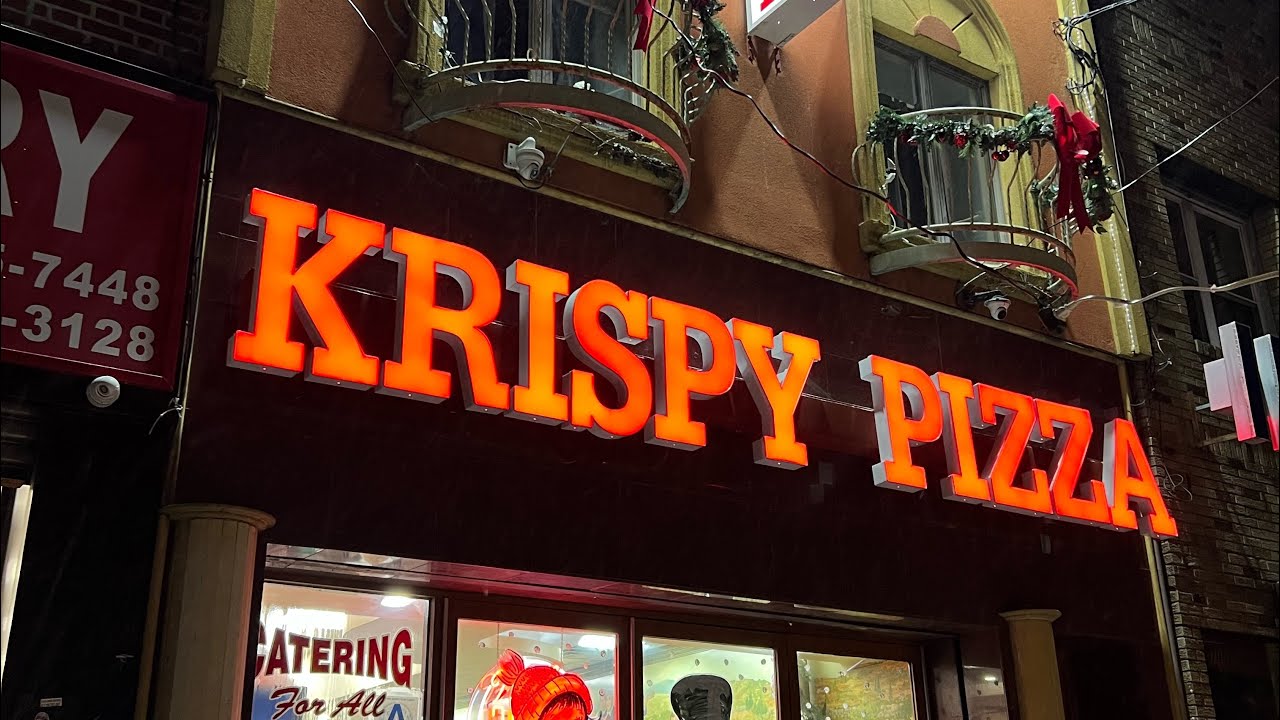 Krispy Pizza 🍕Brooklyn NY 🗽@krispypizzaa #newyoutuber #brooklynn