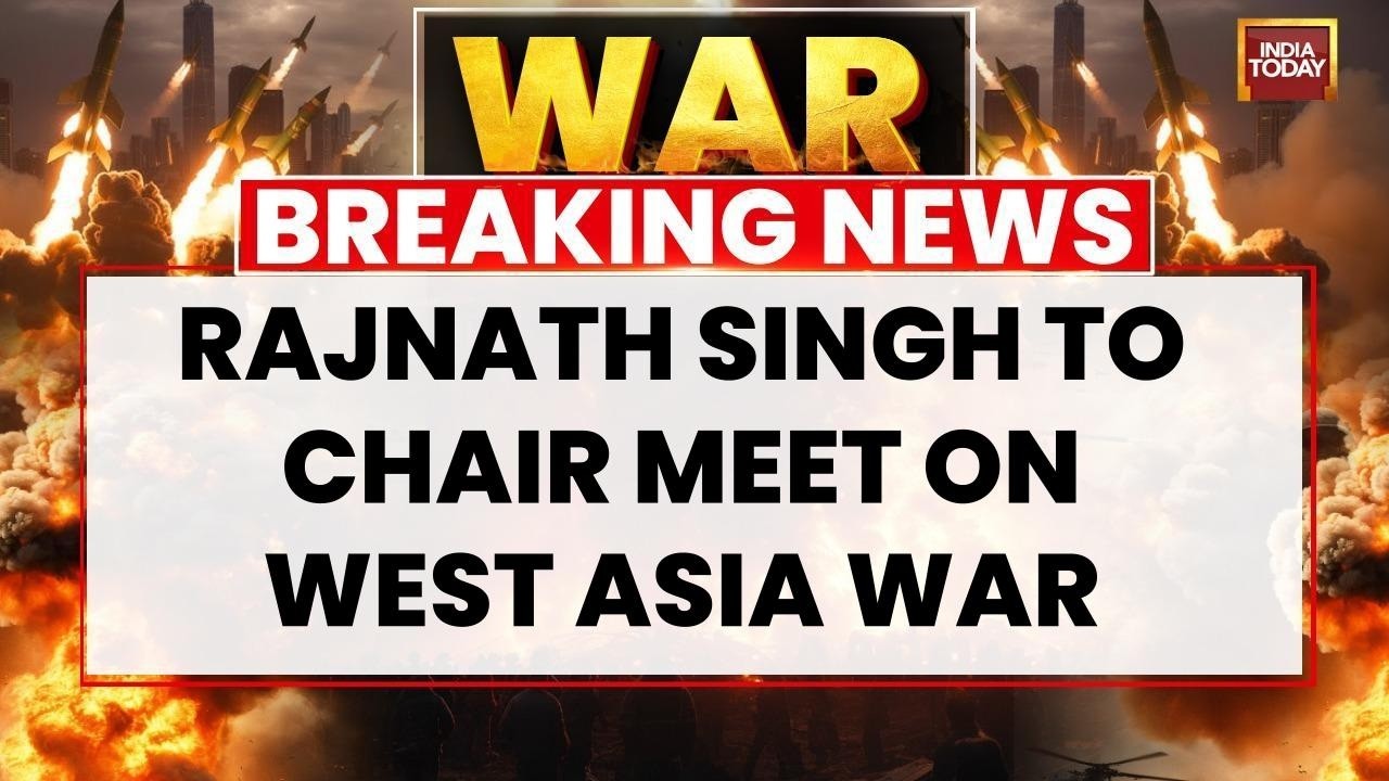 Breaking: Rajnath Singh Chairs High-Level Meet On West Asia War; India Issues Travel Advisory