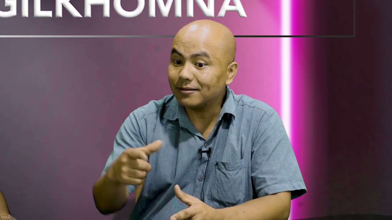 TC Network Seigilkhomna With Sasang Vaiphei KSO General Headquarter President. Date, 23, July, 2023