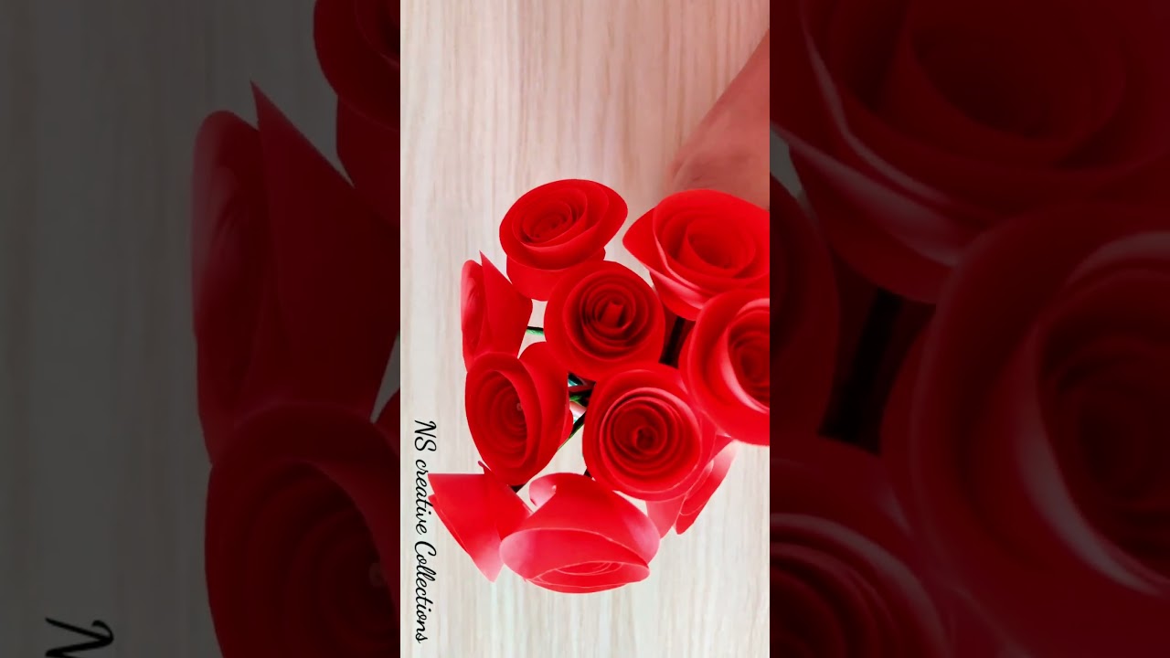 Paper Flower Bouquet in Minutes 🌸 DIY Magic