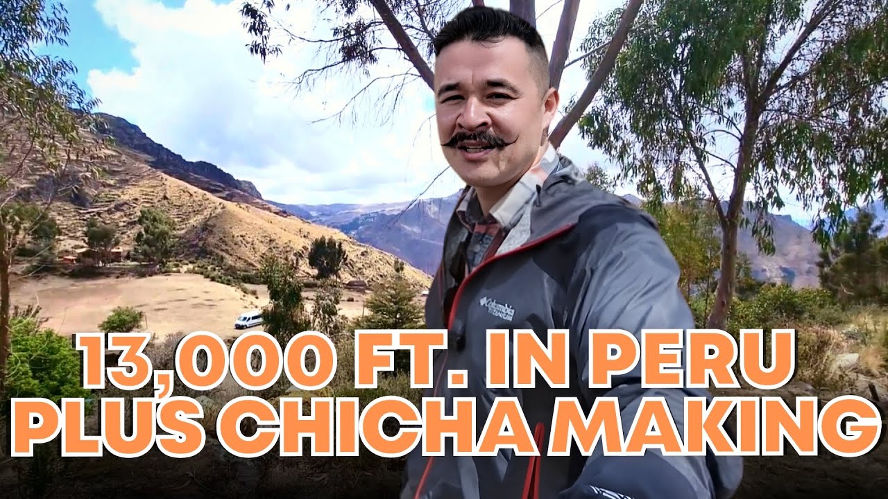 How to make Chicha/ Traditional Corn Beer | Peru Tour