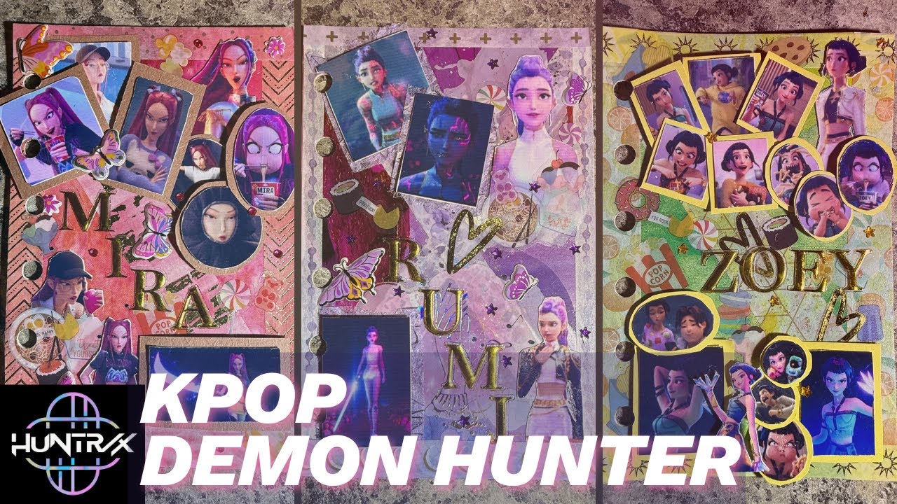 ASMR - Journaling K-Pop Demon Hunters Compilation Part 1 | Relax and Journal with Me