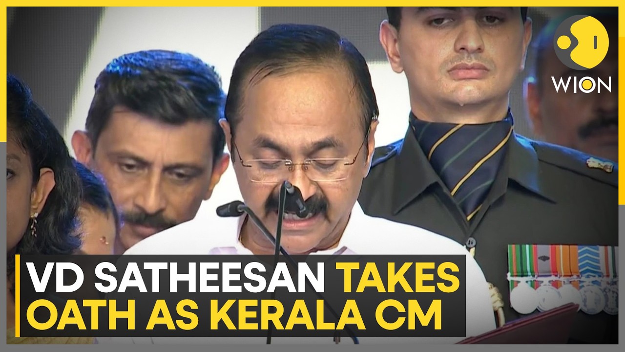 VD Satheesan Oath Ceremony:  Congress Leader VD Satheesan Takes Oath As New Kerala CM | WION