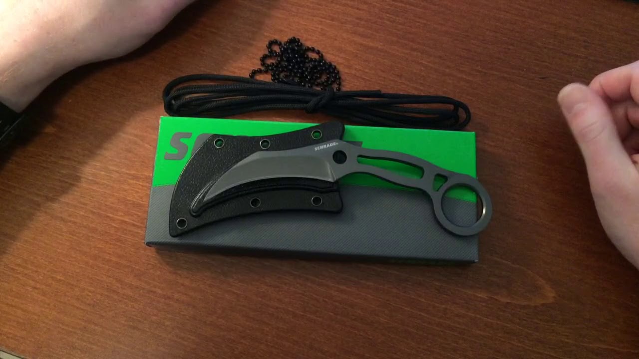 Schrade SCH 111 Karambit Knife Review