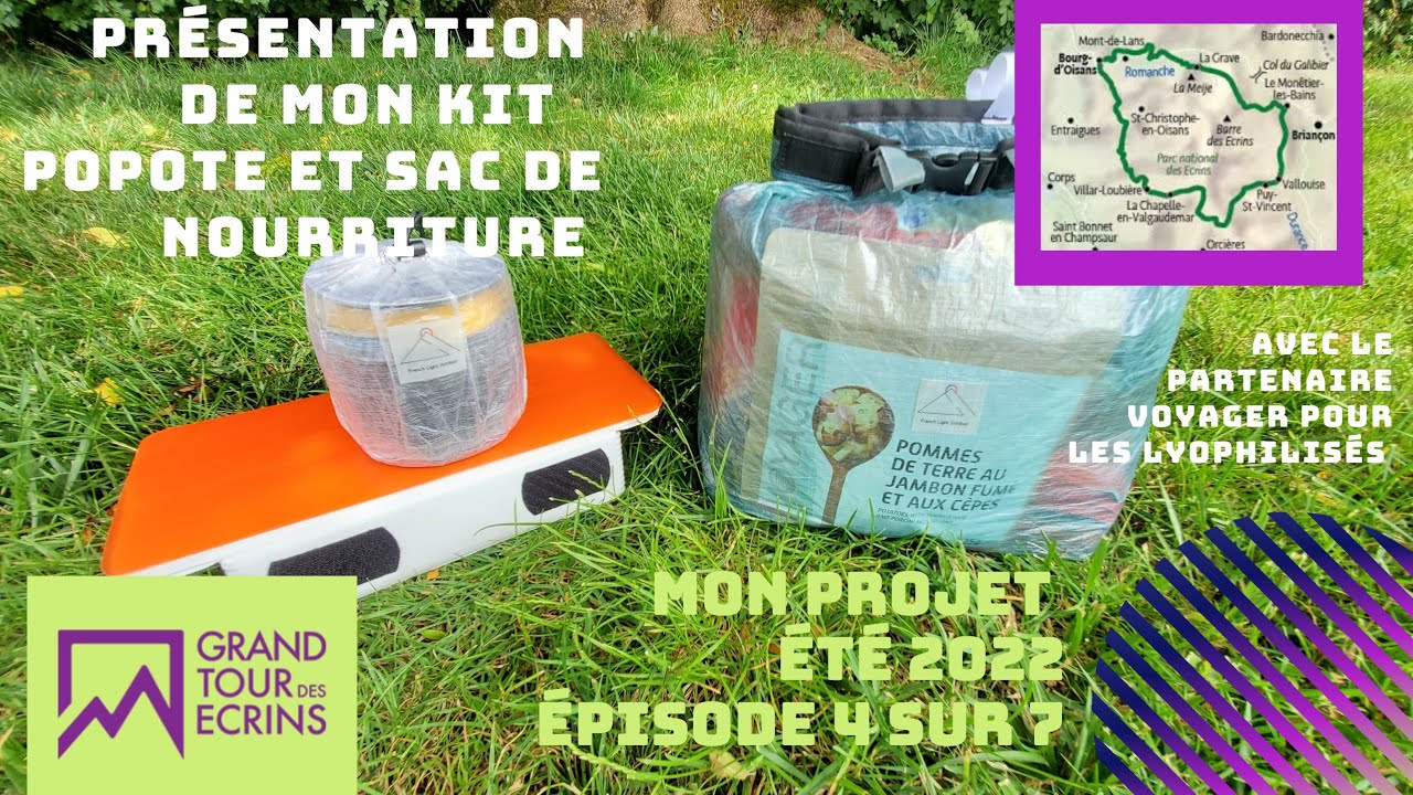 Kit popote et sac de nourriture