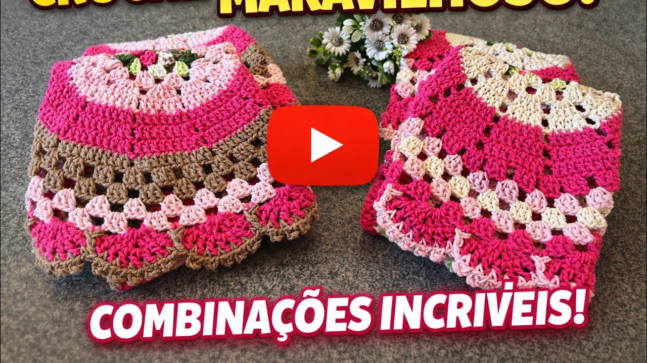 🌸 Vlog Crochê: Tapete Vanessa Repaginado | Combinações Diferentes, Modelo Lindo e Econômico