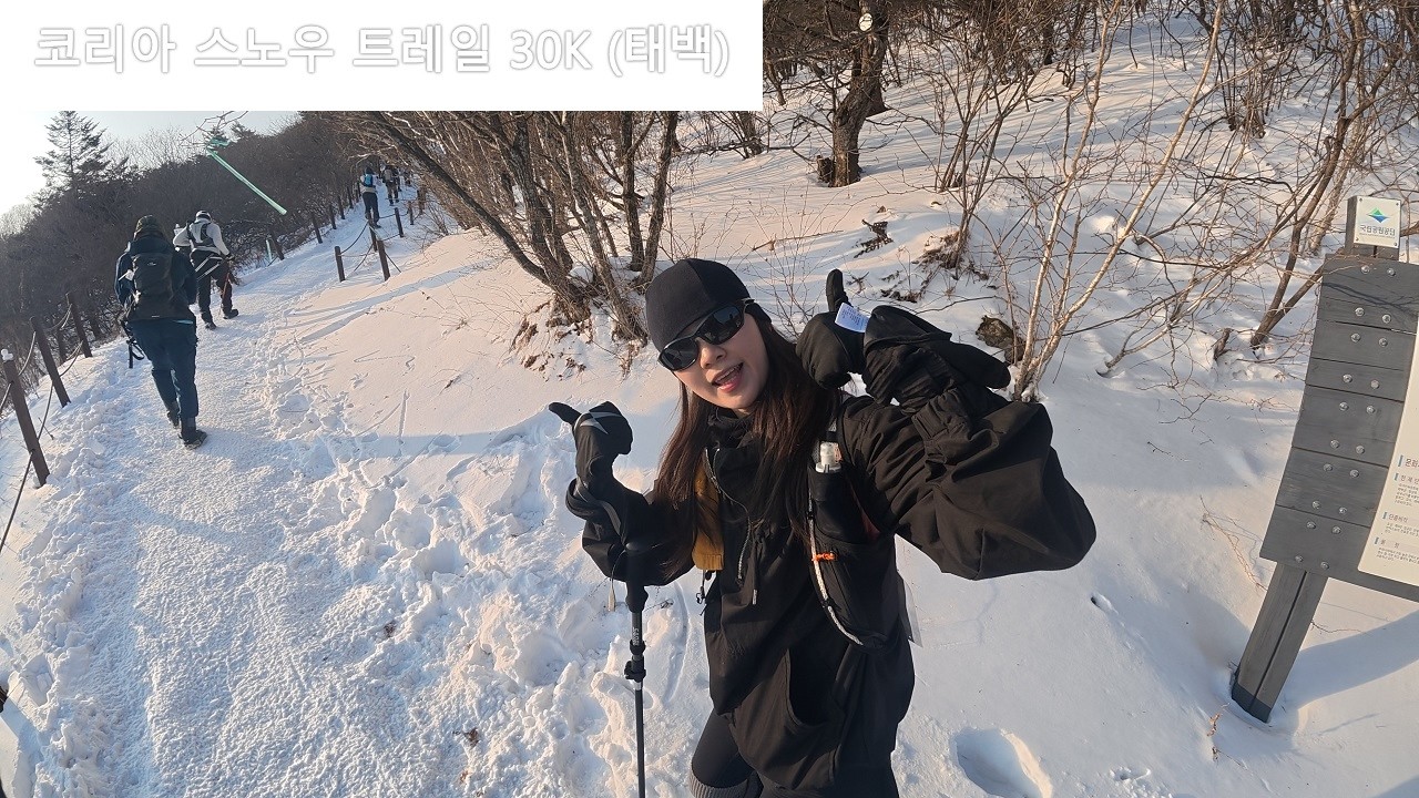 태백 스노우 트레일러닝 여행 2편
