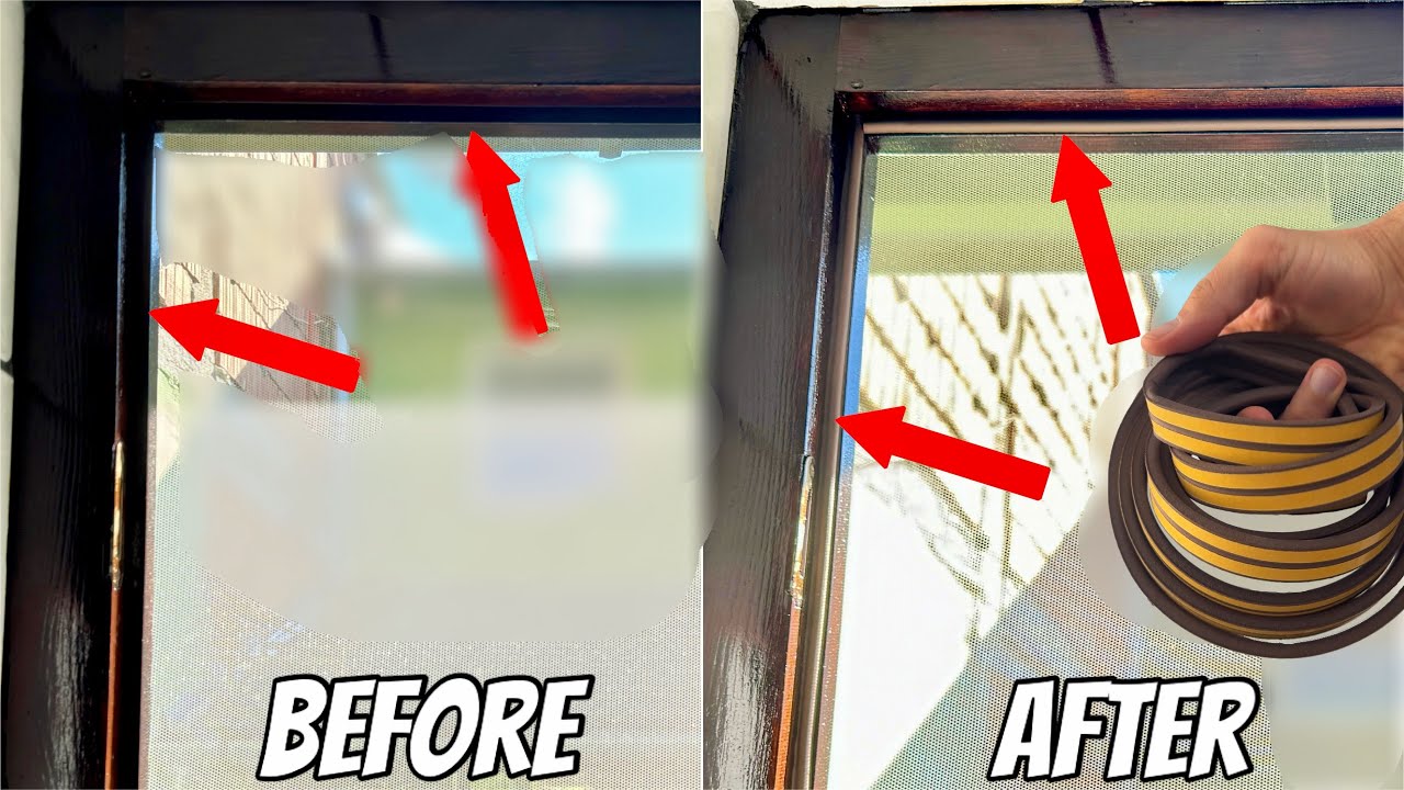 How To Put Window Gap Sealing Strip