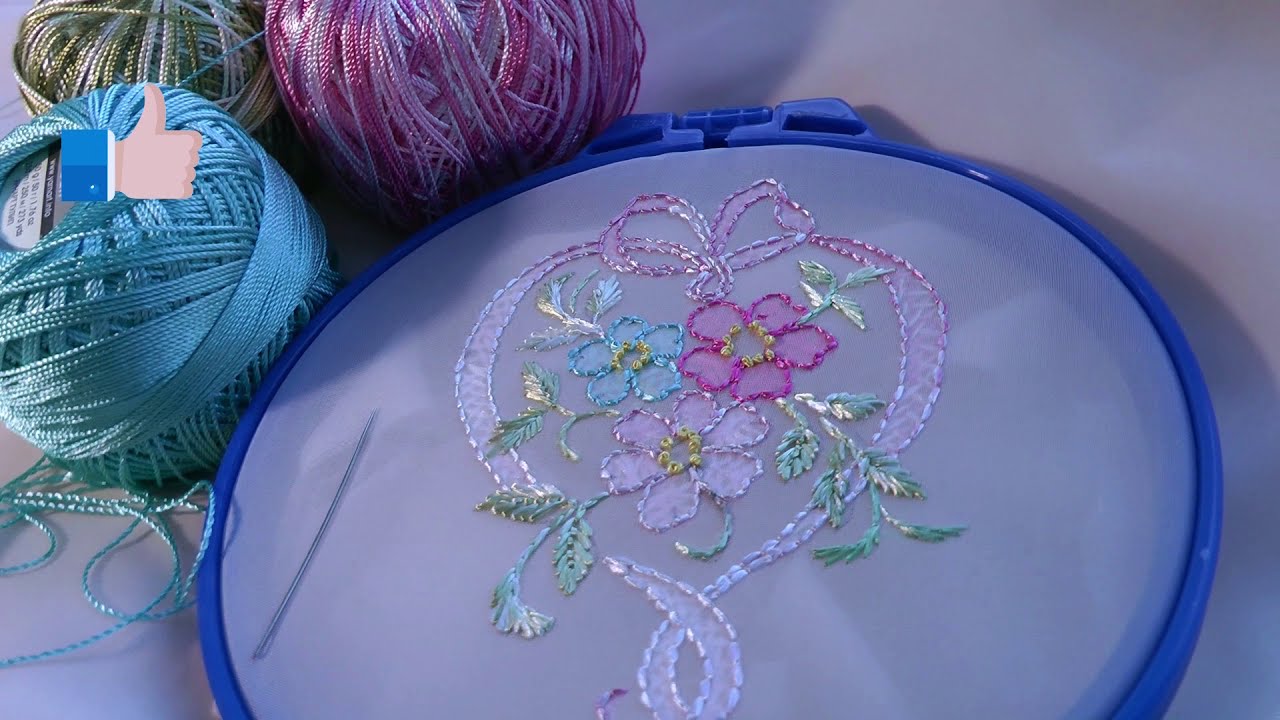 Hand Embroidery| Shadow Work| Вышивка: Теневая