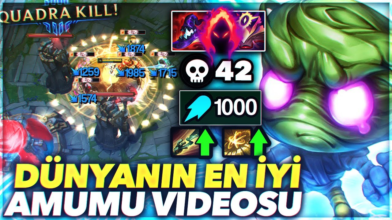 RİOT HATASINI FARKETMEDEN İZLEYİN !! AMUMU BUFF !! 1000 AP AMUMU KARAHASAT !! | Ogün Demirci
