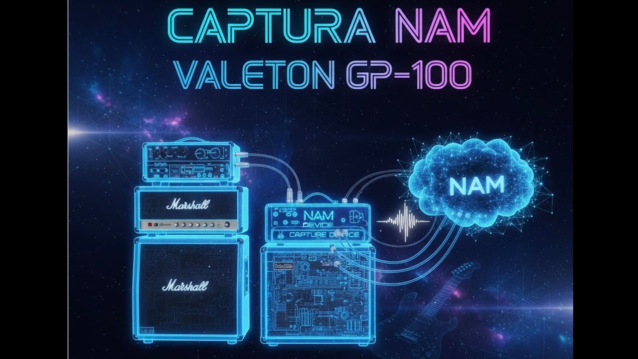 Timbre de Boutique na VALETON GP-100 |  Como usar Capturas NAM! 🎸