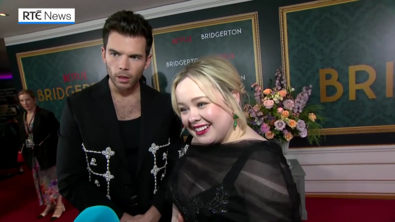 Bridgerton S3 promo tour 2024 compilation videos dublin IRELAND red carpet intws