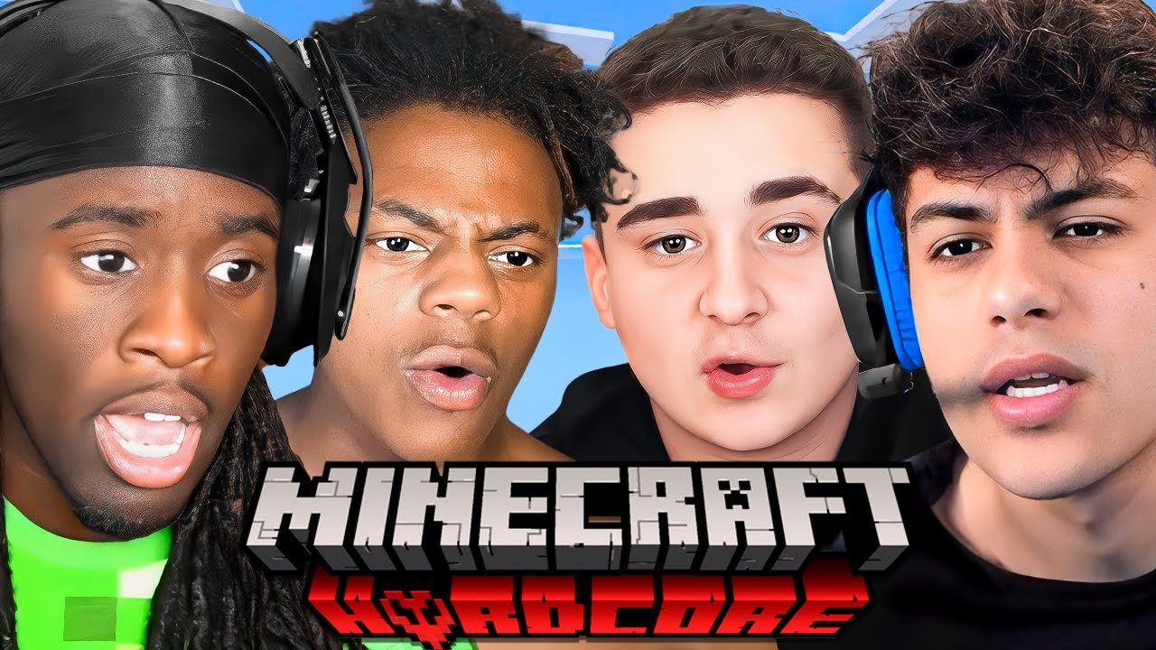 Kai Cenat & Speed VS Stable Ronaldo & Lacy MINECRAFT..