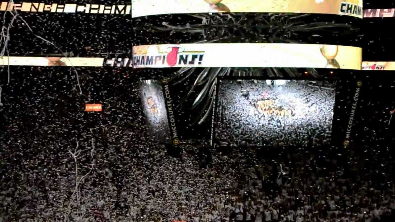 Inside American Airlines Arena as Heat Win NBA Championship