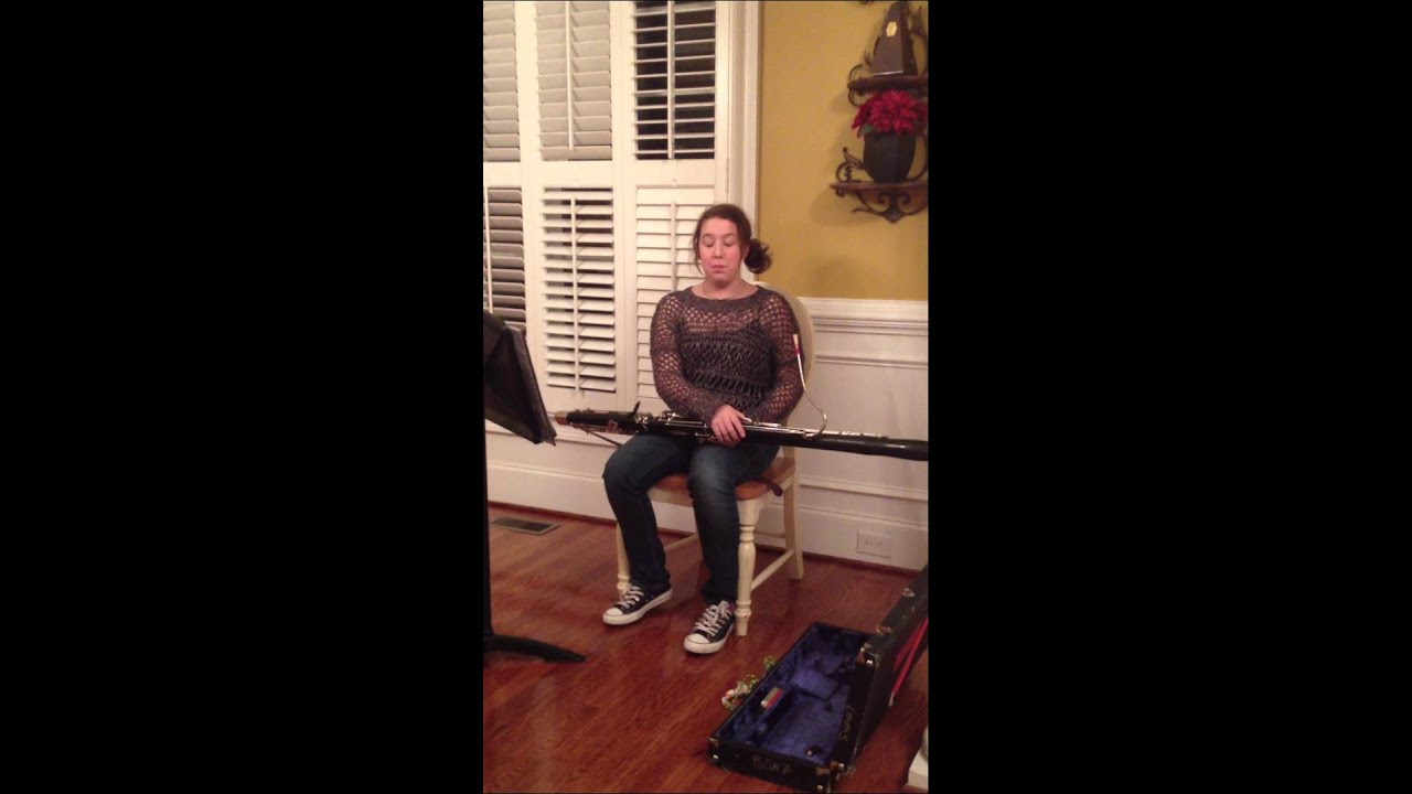 Accented notes on the basson, in-home music lesson