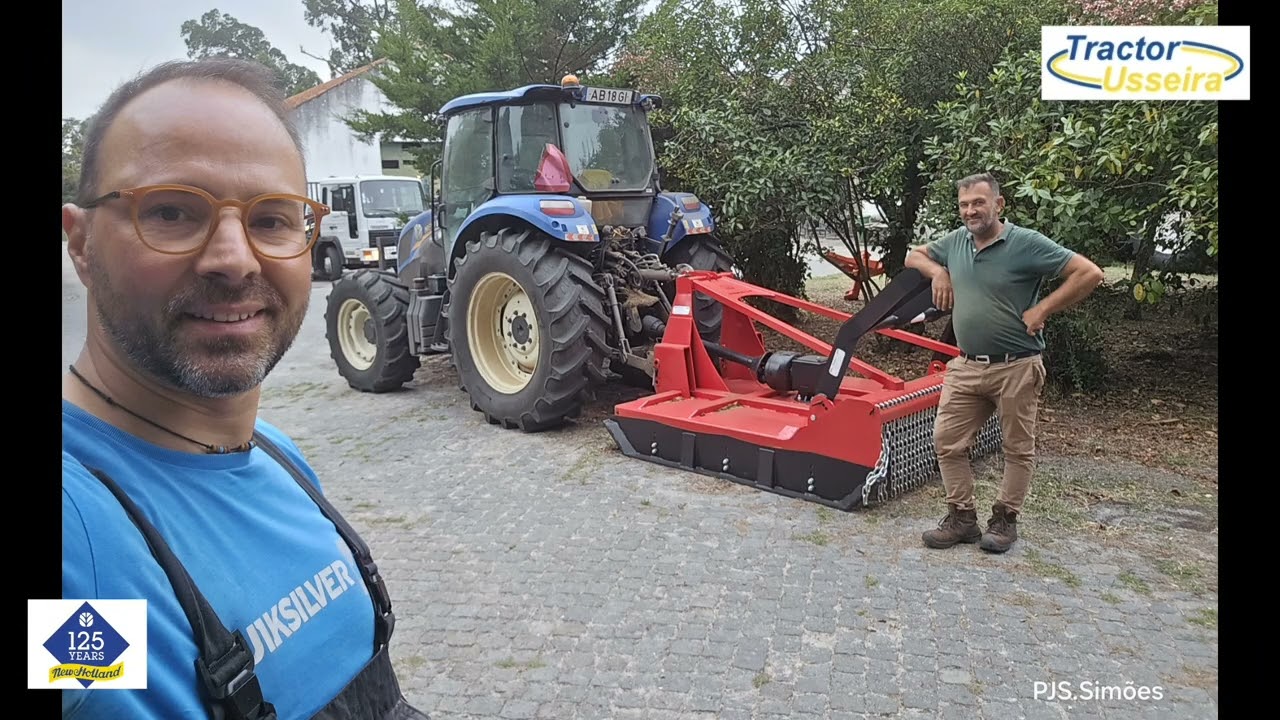 Tractorusseira Leiria - Entrega Corta Mato florestal CSFA 1,70 com abate ramos - Paulo Simões
