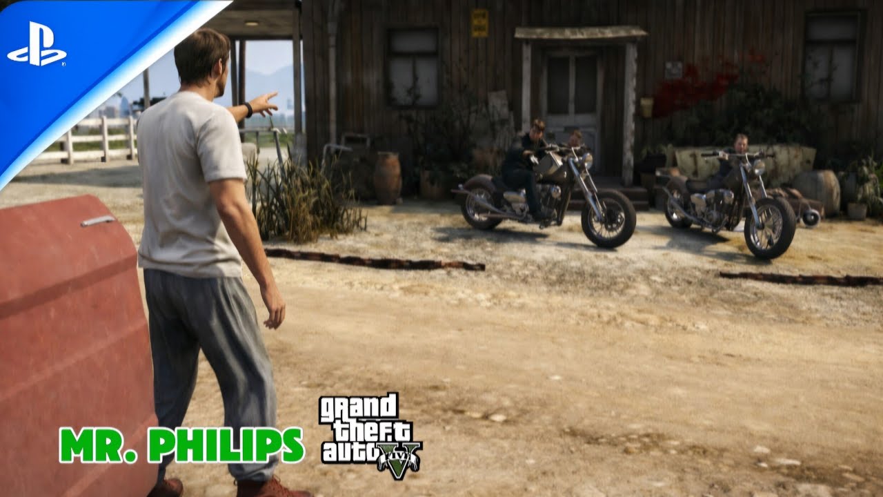 BIKE MAFIA CHASE in GTA 5 🔥 Trevor vs Bikers | Intense Action Mission ( PS5 Gameplay )