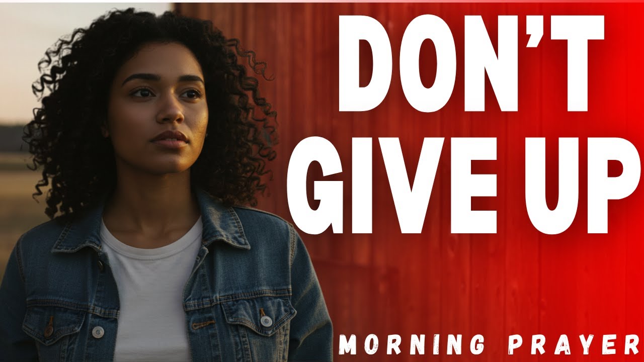 Listen Everyday To This Powerful Message of Hope | Morning Prayer