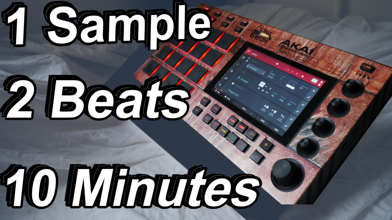 Akai Mpc Live Beat Making - 2 BEATS in 10 MINUTES!