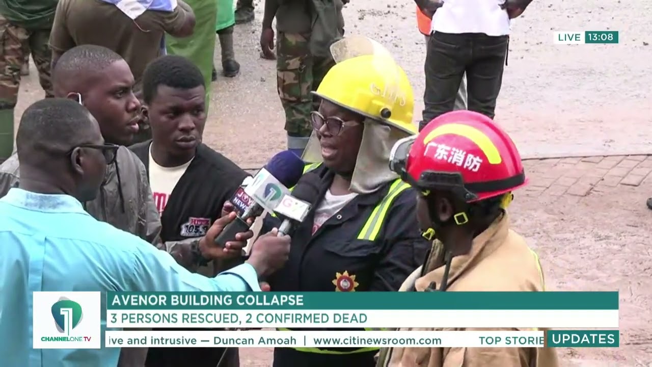 Avenor Building Collapse: Fire Service Gives Latest Update on Rescue Operations