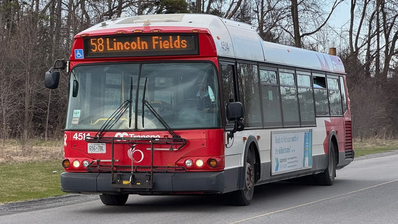 [FULL ROUTE, 4K] OC Transpo - Route 58: Crystal Bay (New Flyer D40i 4514)