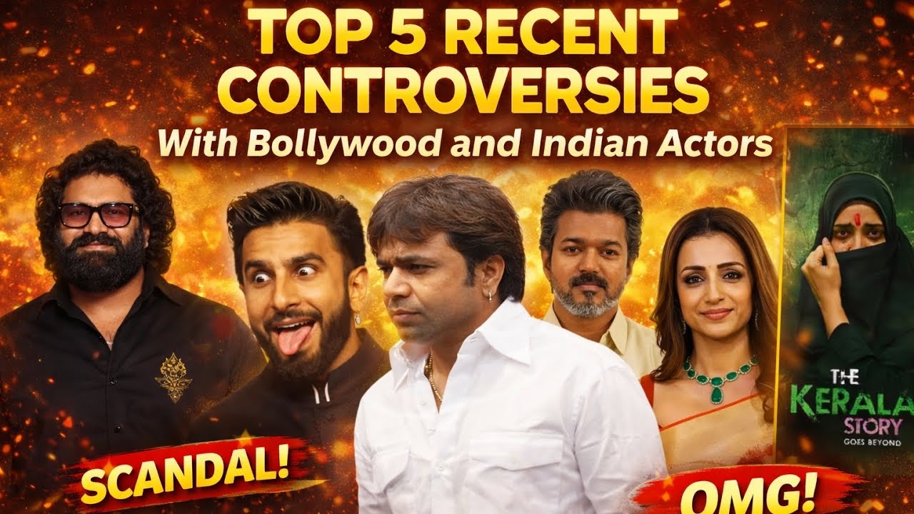 Top 5 Recent Controversies With Bollywood and Indian Actors | #controversyvideo #bollywood #viral